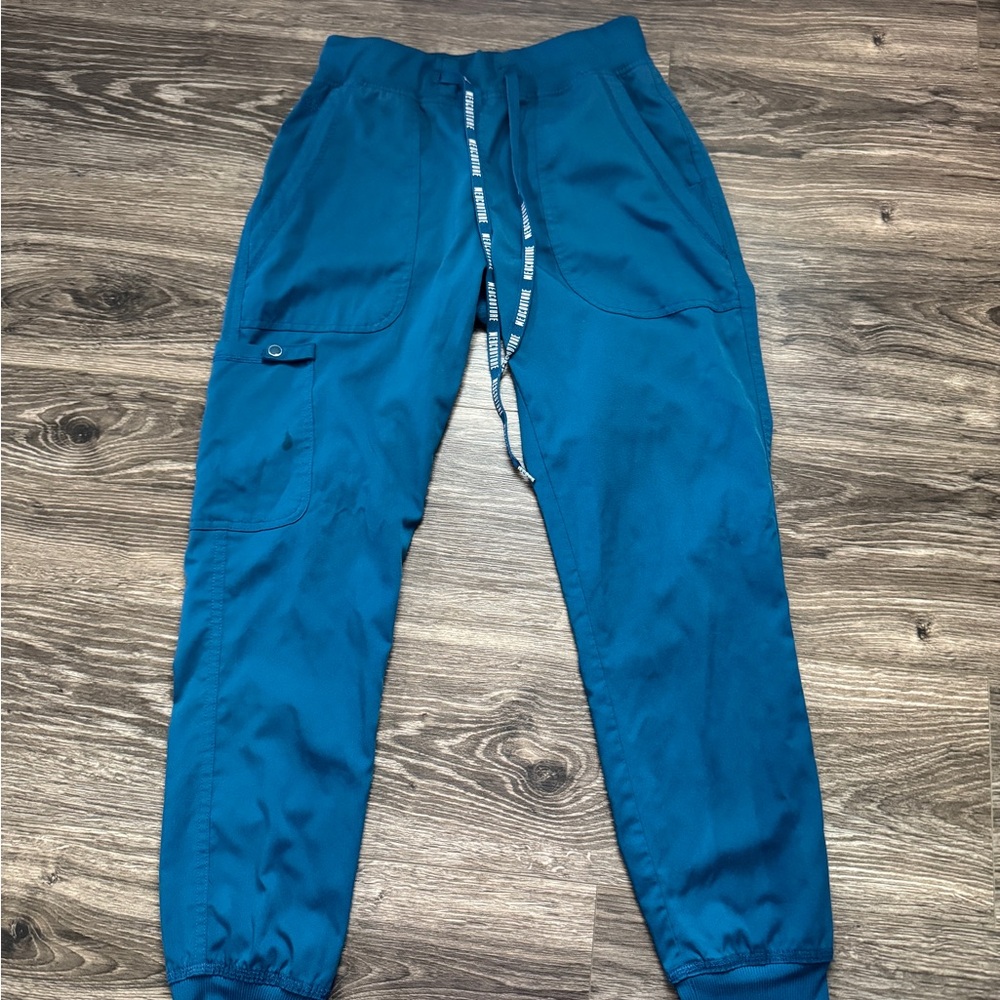 Women’s MedCouture Blue Jogger Scrub Pants